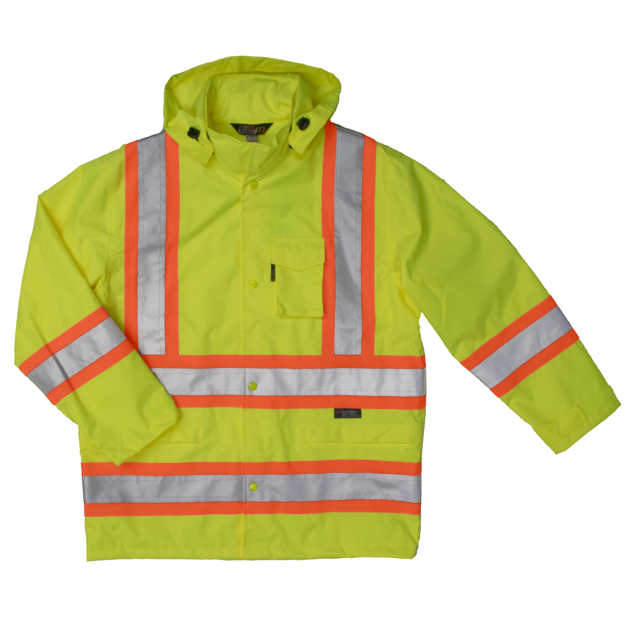 Picture of Tough Duck S372 SAFETY RAIN JACKET